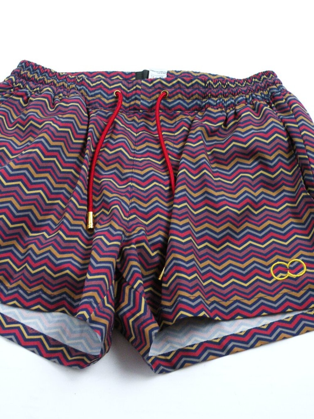 Worn Once 2Eros Australia Men’s Swim Trunks Chevron Red Earth S